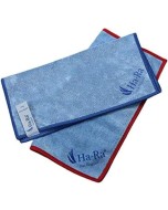 Ha-Ra Star-Tuch blau 2er Set (Farbe kann variieren) – Mikrofaser Tuch für Oberflächen-Reinigung – Hochleistungs-Mikrofaser