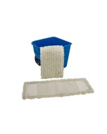Axis Line Wischmopp für Parkett & Laminat – Polyester-/Baumwollmischung, Kratzerfrei, 50 cm, Waschbar bis 95 °C, Reinigung empfindlicher Böden