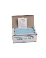 Axis Line 50 X Maske Mundschutz Sparpack Atemschutz Blau 3 lagig