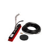 Axis Line Solarreinigung Starter-Set 60 cm – Solarbürste für PV-Anlage mit Wasserführung, Schlauch & Gelenk, ohne Teleskopstange, Fensterreinigung