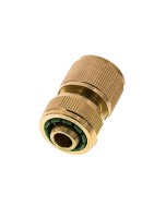Kupplungsdose Schlauch 19 mm (3 / 4"), Messing, mit Wasserstopp