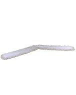 Axis Line Scherenmop Ersatzbezug 2x1 m – Wischmopp Bezug ohne Halter, Baumwoll-Polyester, 1,90 m Gesamtwischfläche, für Parkett, Laminat & Fliesen
