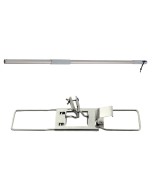Ha-Ra Bodenexpress 42 cm aus Edelstahl mit Teleskop-Stiel