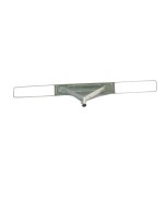 Axis Line Metall-Wischsystem starr 130 cm – Profi Mopphalter für Großflächen