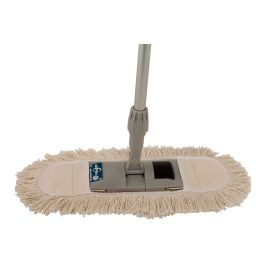 Produktbild von SET Baumwollmopp 80 Cm – PROFI Qualität Inkl. Klapphalter 80 Cm Und Stiel, Für Nassreinigung
