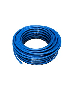 QLEEN Einfachschlauch Blau Ø 10 mm × 50 m – Mono-Schlauch für Reinigungsanlagen