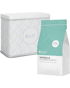 Ha-Ra Saponella Kombipack Color-Waschmittel Pulver & Waschmittelbox – 2,25 kg Waschpulver für Buntwäsche
