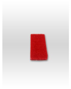 Axis Line Schrubbpad Rot HART 25 × 11,5 cm – für Fliesen, Stein & Glas