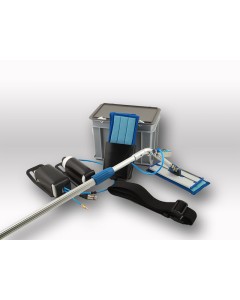 LEWI Indoor System elektrisch – Glasscheiben im Gebäude reinigen