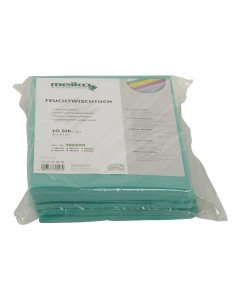 10er Pack beschichtetes Meiko Feuchtwischtuch 35 x 40 grün Reinigungstuch