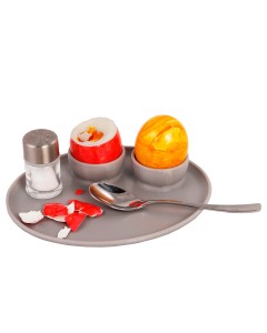 Axis Line Frühstücksei Eierhalter für 2 Eier mit Tablett – Sommeraktion