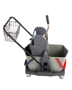 Axis Line Doppelfahrwagen 2 × 17 Liter Kunststoff – Wagenlänge 71 cm, 8,5 kg