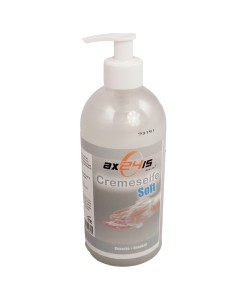 Axis Line Cremeseife im Pumpspender 500 ml – Rückfettende Flüssigseife, Hautfreundlich für Täglichen Gebrauch, Made in Germany