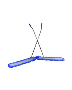 Axis Line Scherenmop Metall – Wischmopp Set mit 2 Scherenschenkeln je 1 m, Gesamtwischfläche 1,90 m, inkl. Wischbezug, für Großflächen