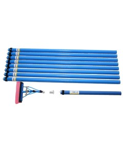 QLEEN Titanlight Komplettset 13,84 m mit G4-Bajonettverschluss und Solarbürste 40 cm