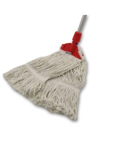 Axis Line Fransenmop Komplettset 350 g – Profi Set mit Halter & Alu-Stiel