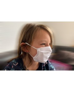 Axis Line Kinder Mund- und Nasenmaske Gesichtsmaske 1 lagig 100 % Baumwolle waschbar wiederverwendbar Made in EU mit Gummiband