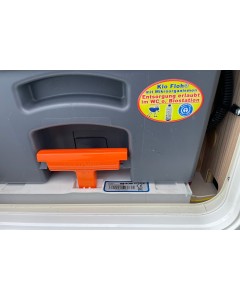 Axis Line Klo Floh Doming Aufkleber für die WC Kassette