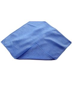 Mega Clean | profi Mikrofaser Polier / Glas und Fenster und Geschirrtuch blau 50 x 70cm