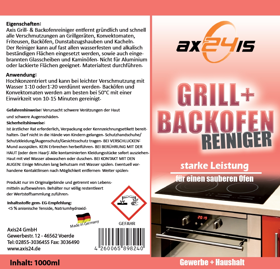 Grill und Backofen reiniger