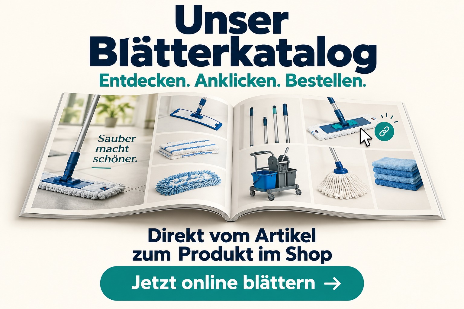 Blaetterkatalog mit direkten Links zum Shop