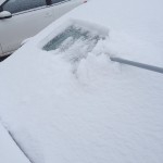 Schnee vom Auto 1
