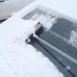Schnee vom Auto 2